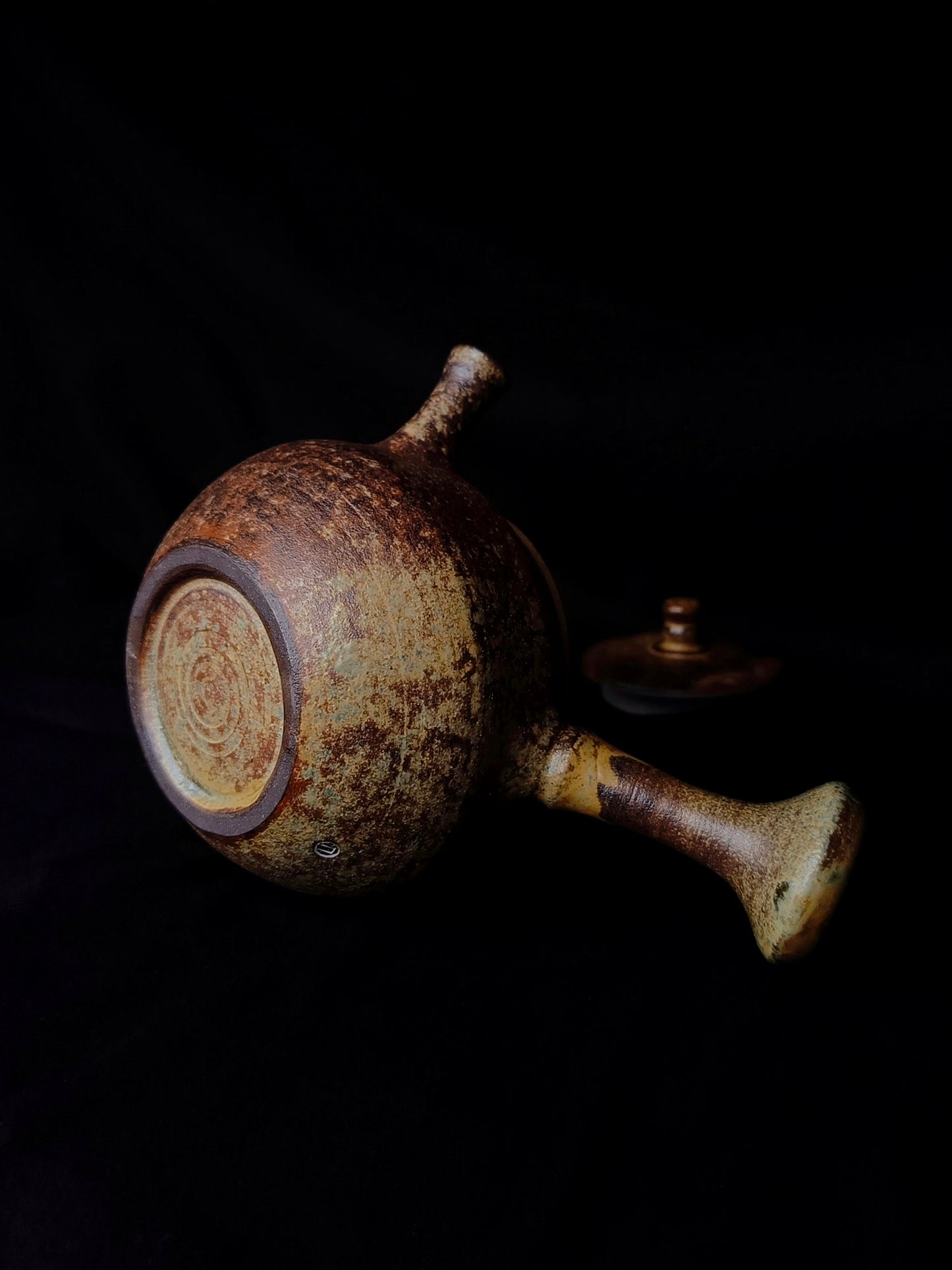 Handcrafted Teapot with Ash Glaze, 200 ml