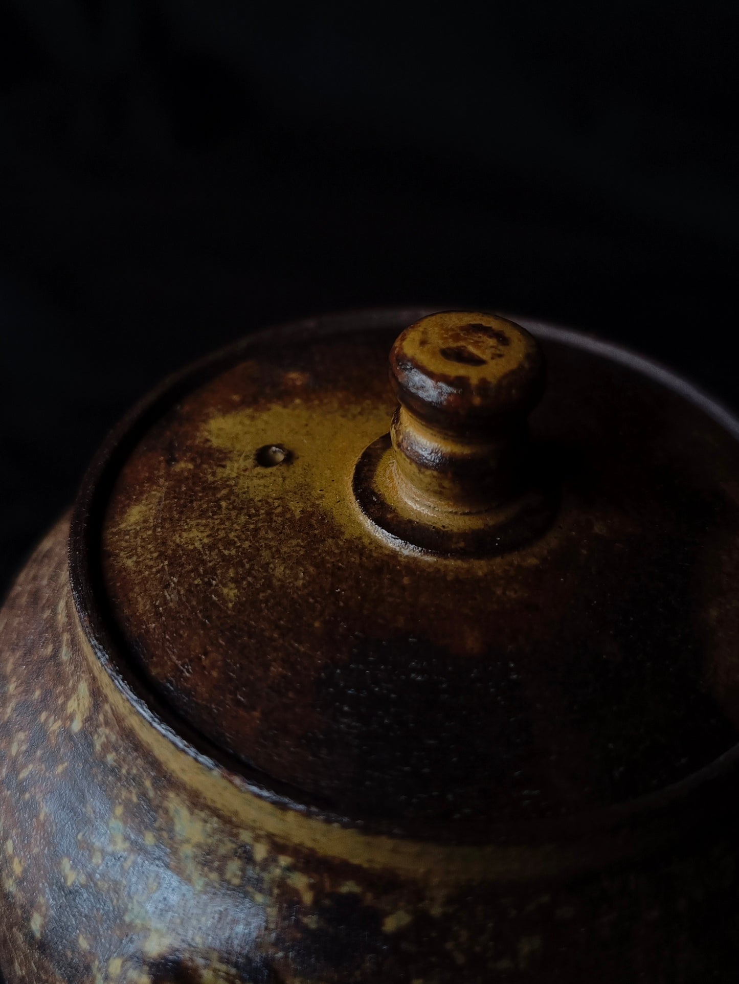 Handcrafted Teapot with Ash Glaze, 200 ml
