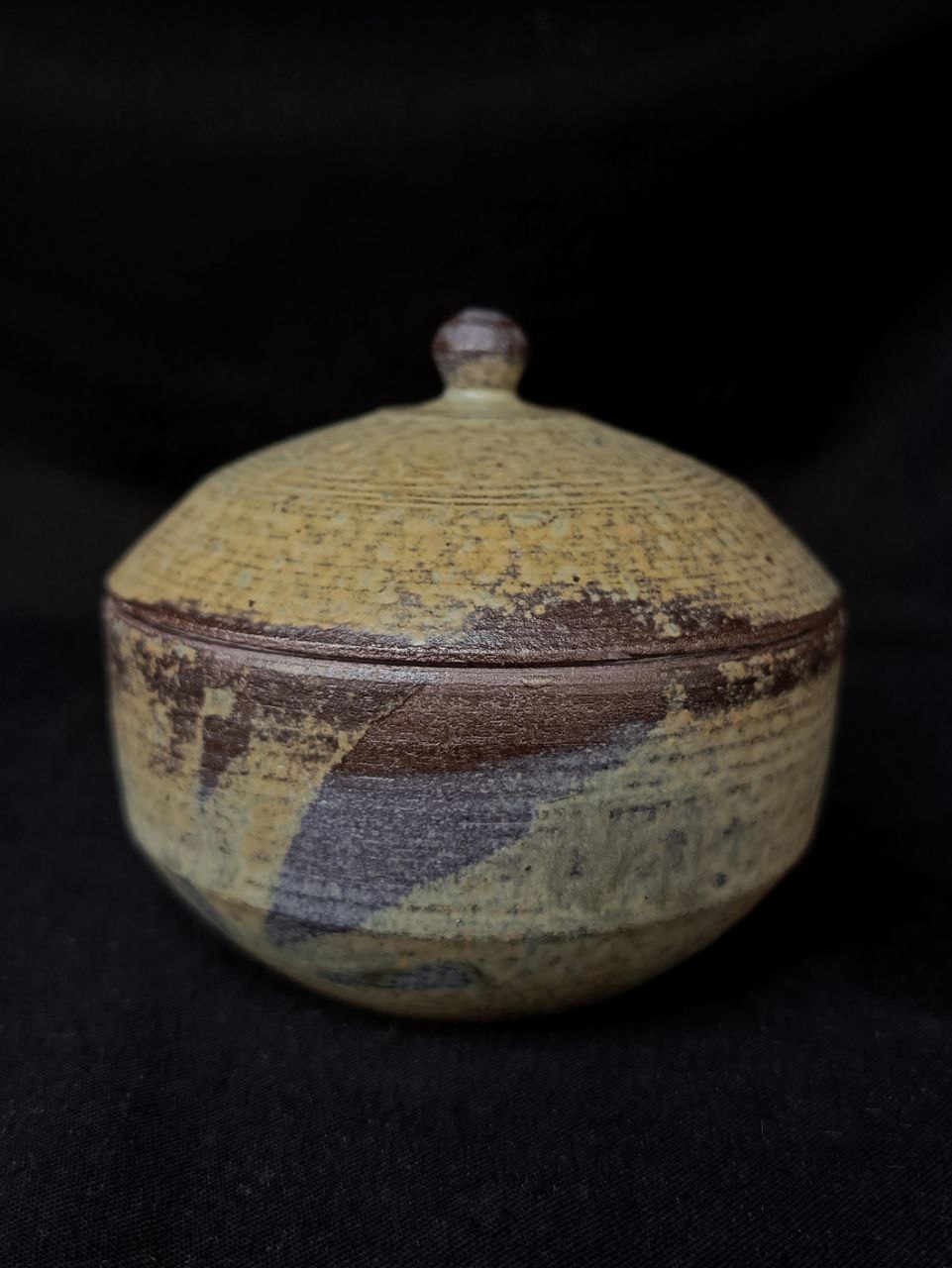 Ceramic Tea Caddy, Ash Glaze