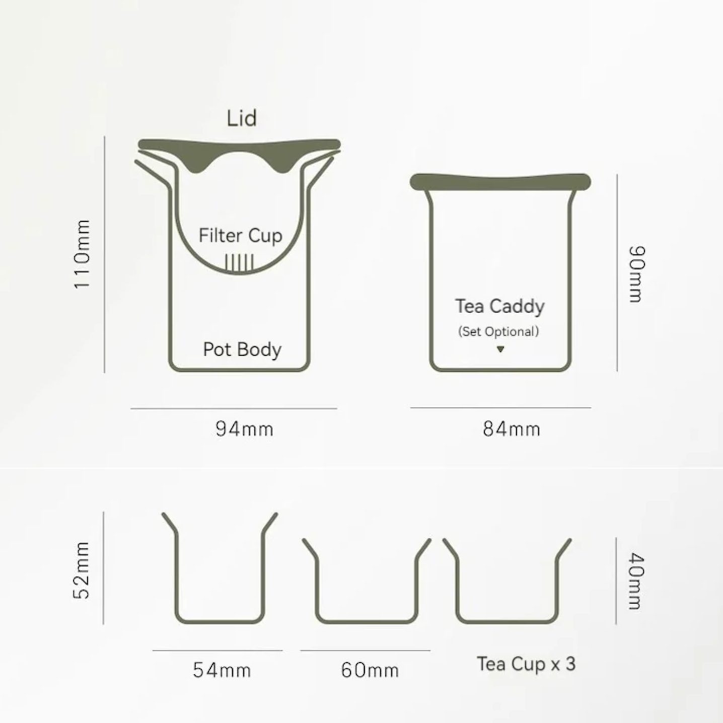 Travel Tea Set Humsie (medium)