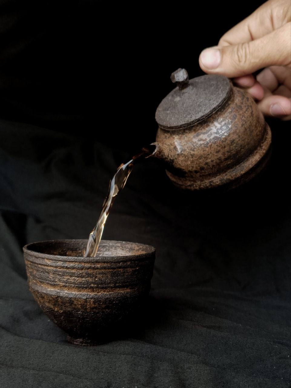 Wood Ash Glaze Teapot, 160 ml