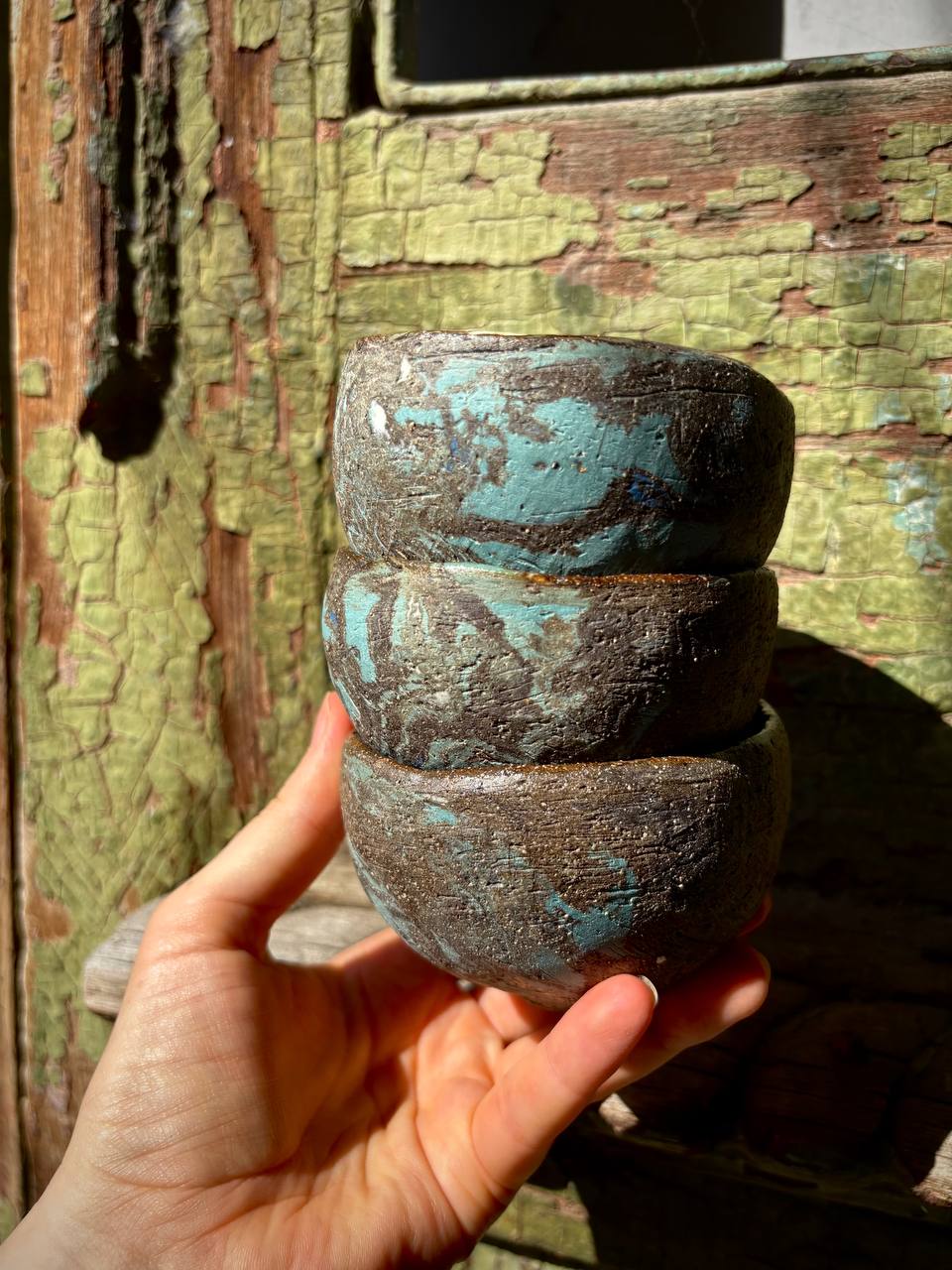 Mixed Clays Tea Bowl, 200 ml