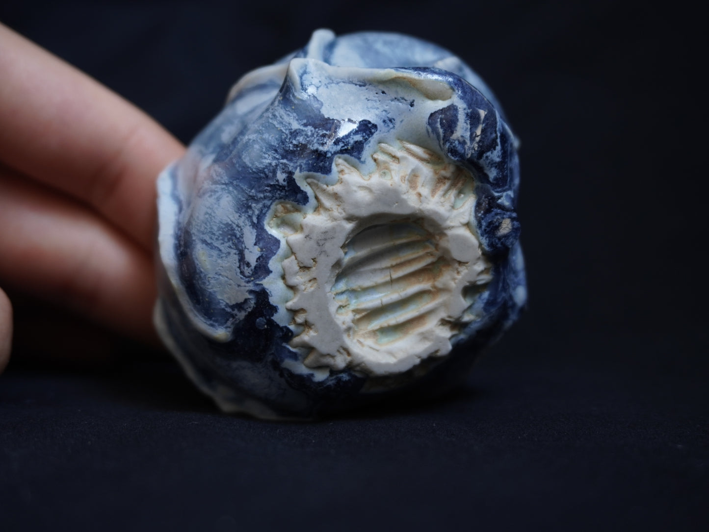 Porcelain Tea Bowl “Storm”, 40 ml