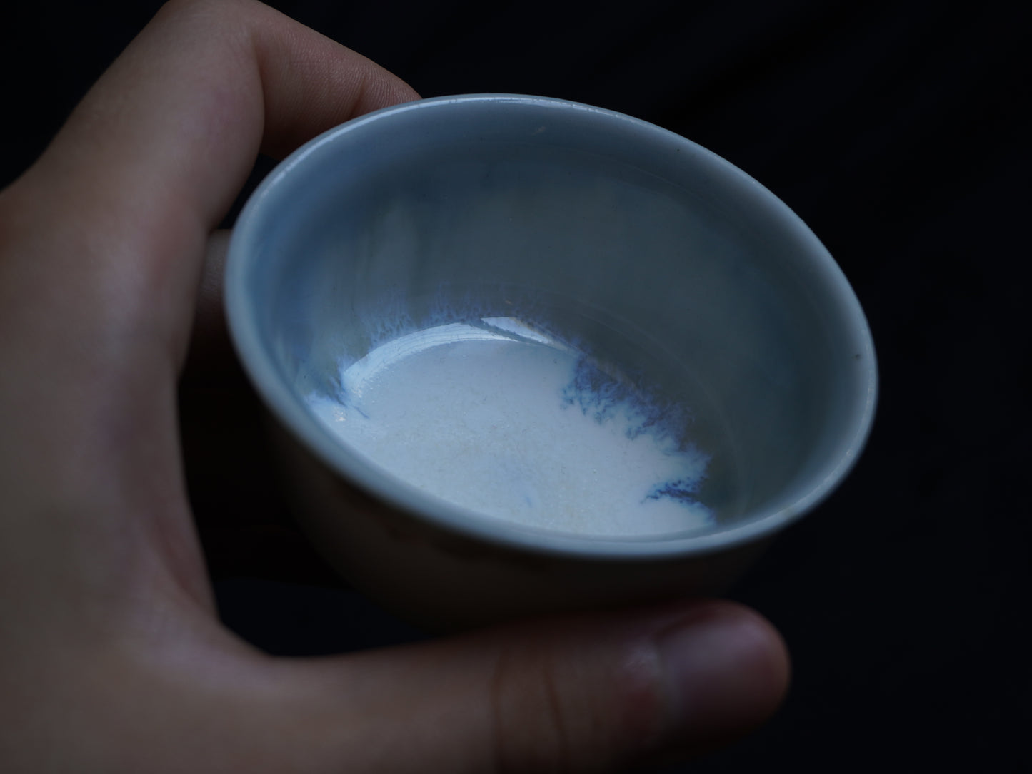 Porcelain Tea Bowl with Defined Rim, 80 ml