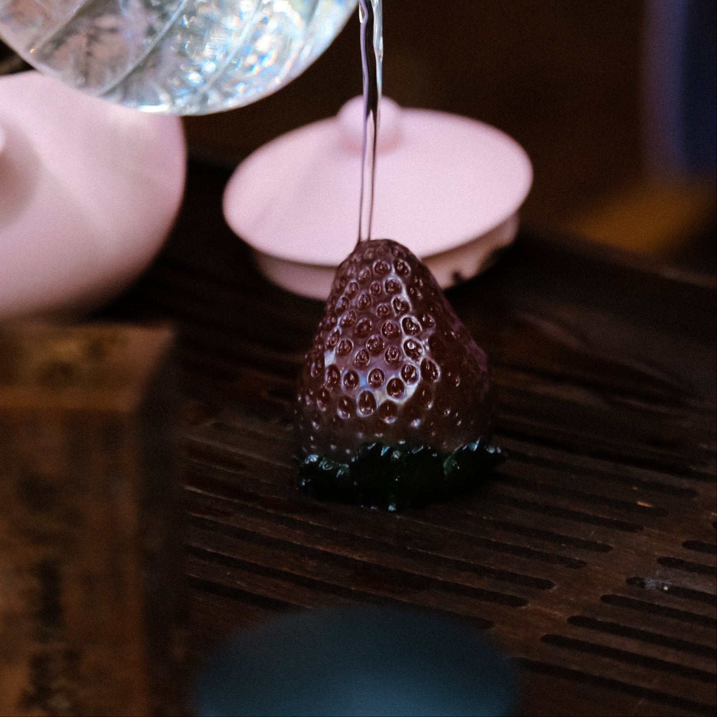 Strawberry Tea Pet with Color Change