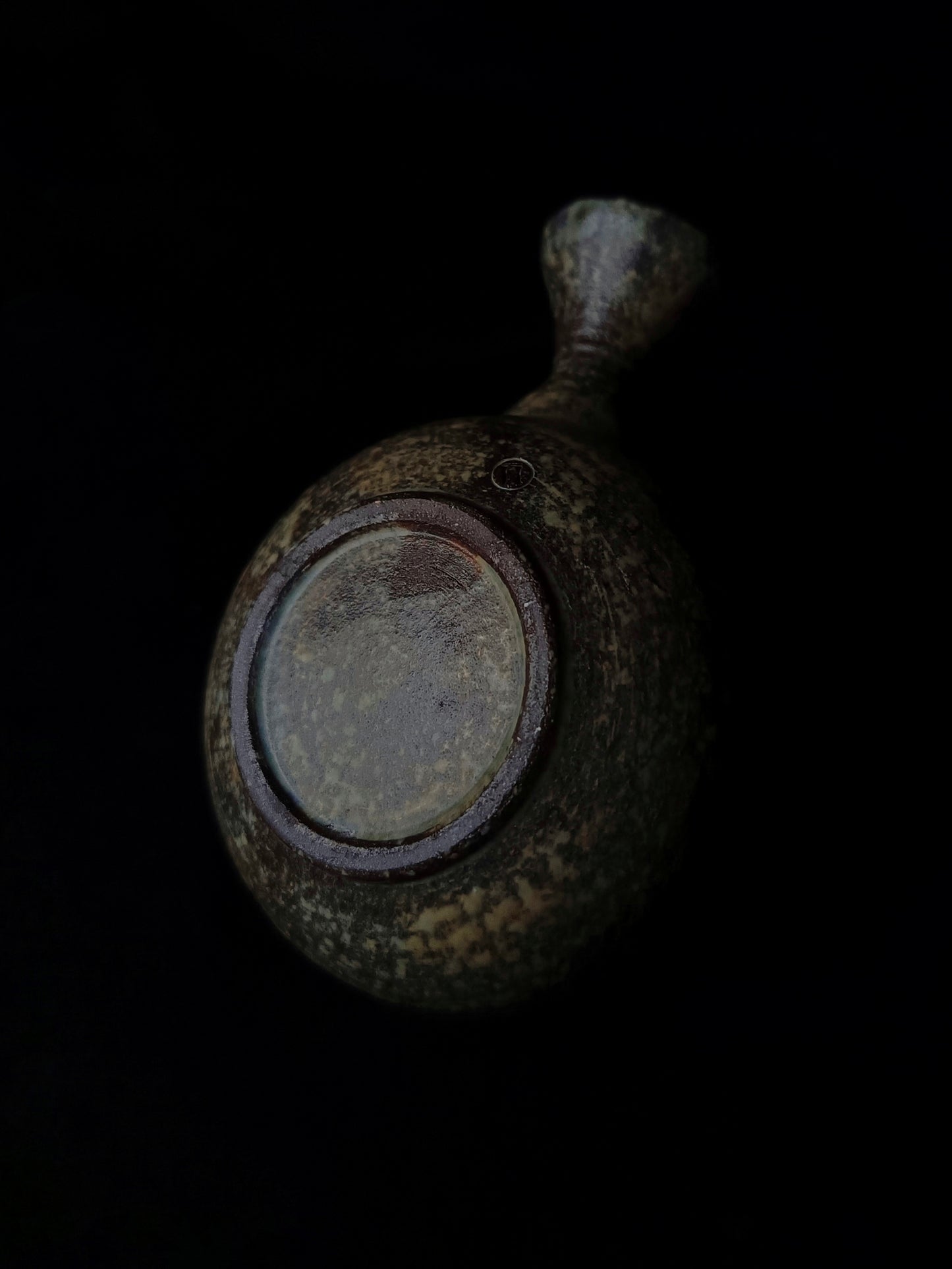 Side-Handle Teapot, Ash Glaze, 80 ml