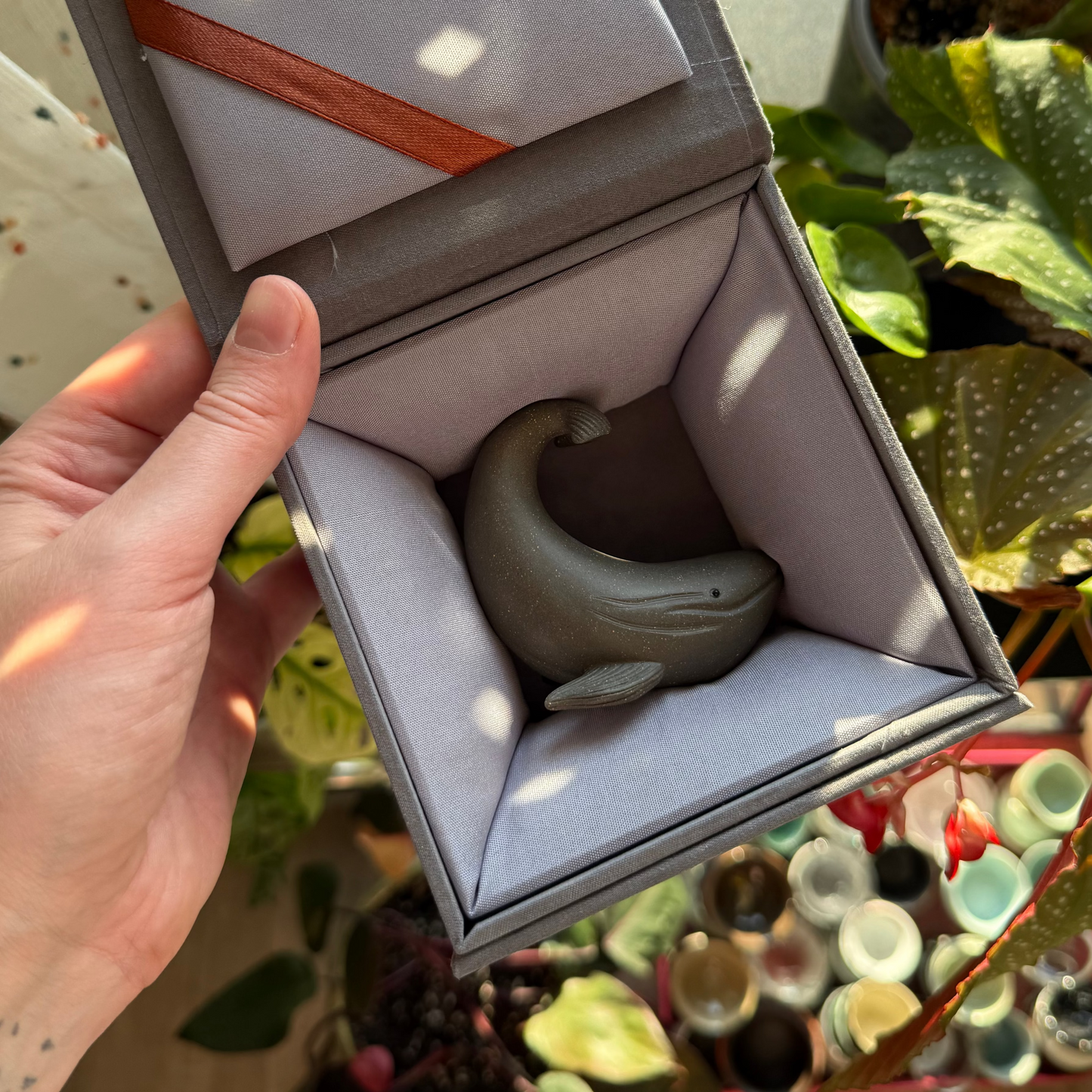 Ceramic Whale Tea Pet