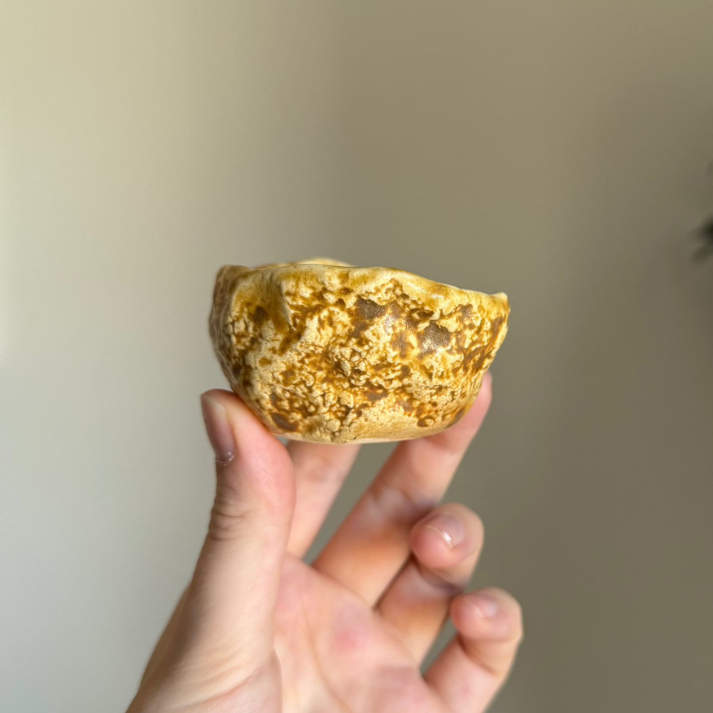 Handcrafted Clay Teacup "Boulder"