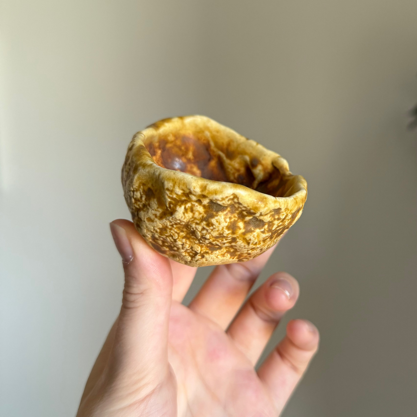 Handcrafted Clay Teacup "Boulder"