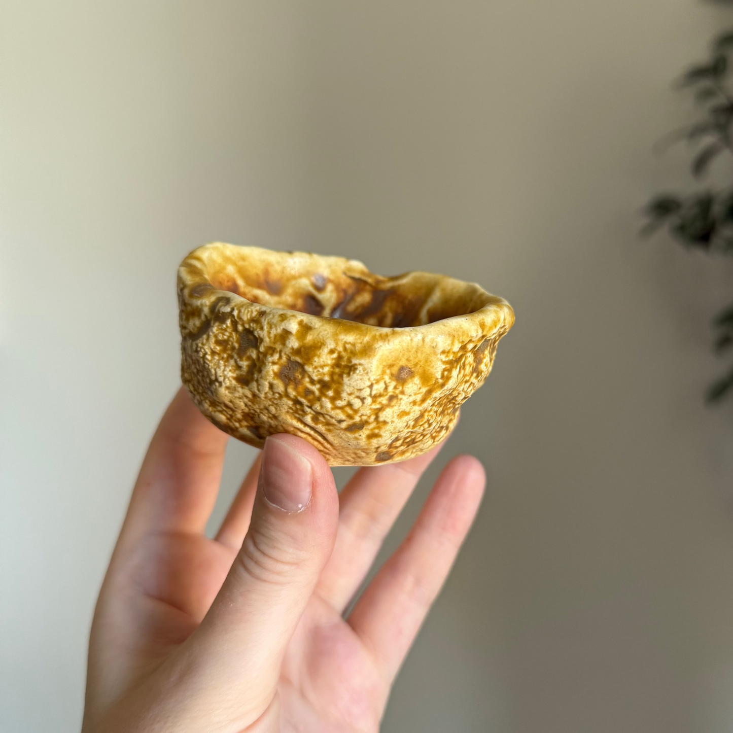 Handcrafted Clay Teacup "Boulder"