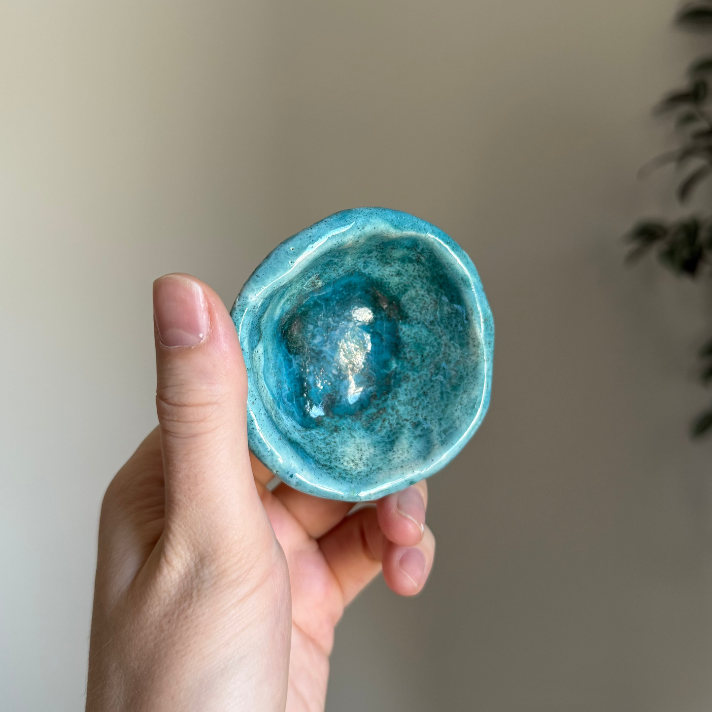 Handcrafted Clay Teacup "Glacier"