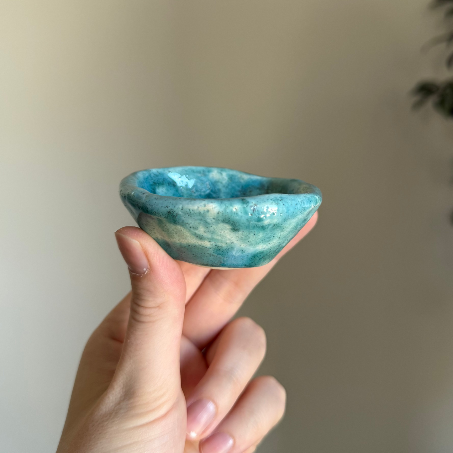 Handcrafted Clay Teacup "Glacier"