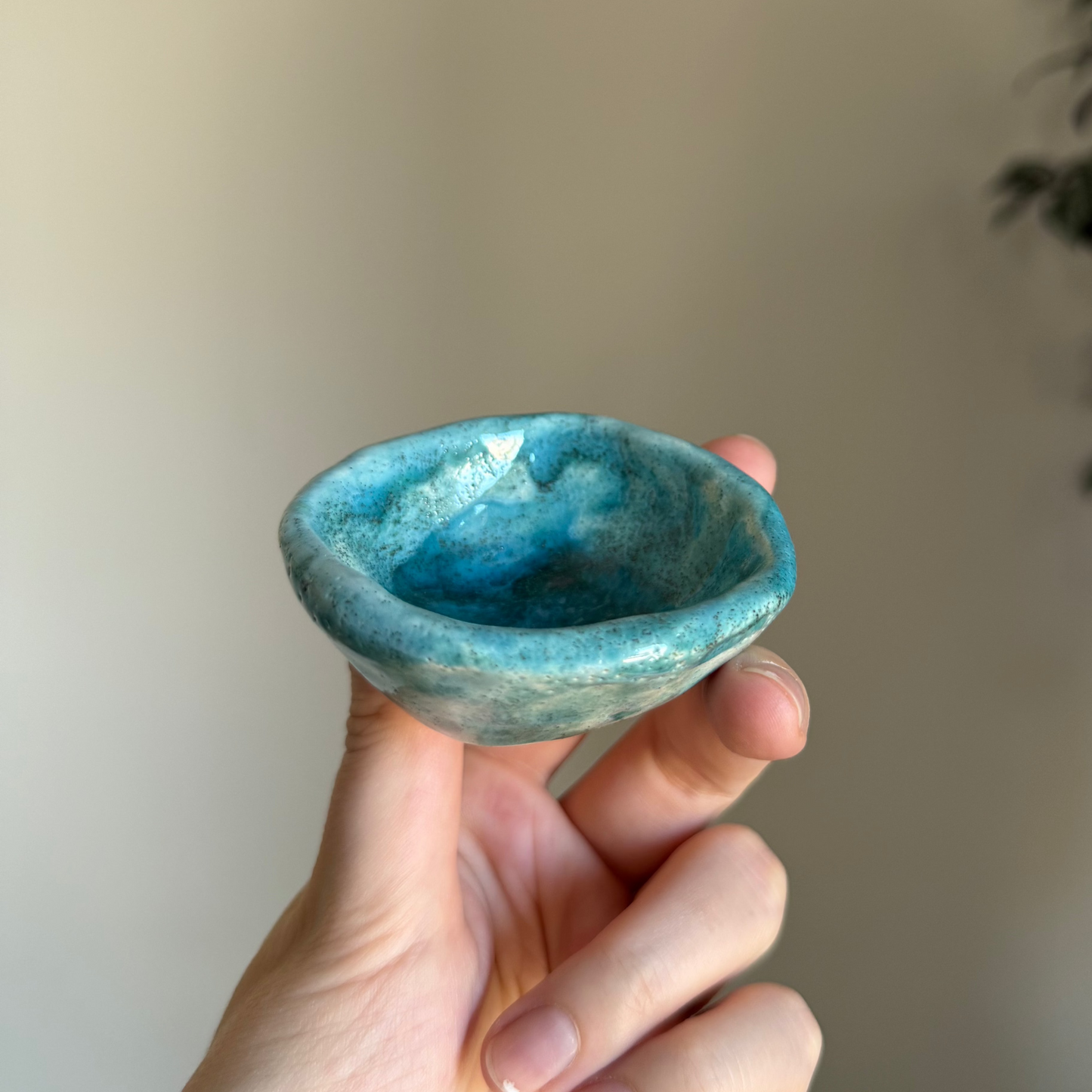 Handcrafted Clay Teacup "Glacier"