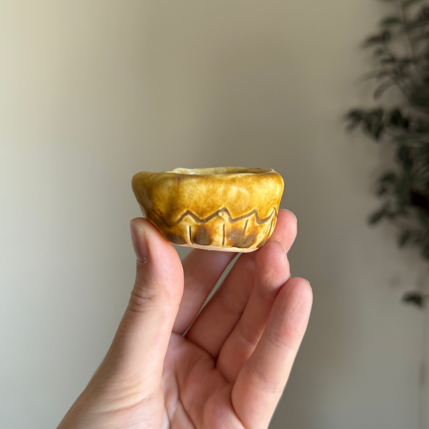 Handcrafted Clay Teacup "Lodge"