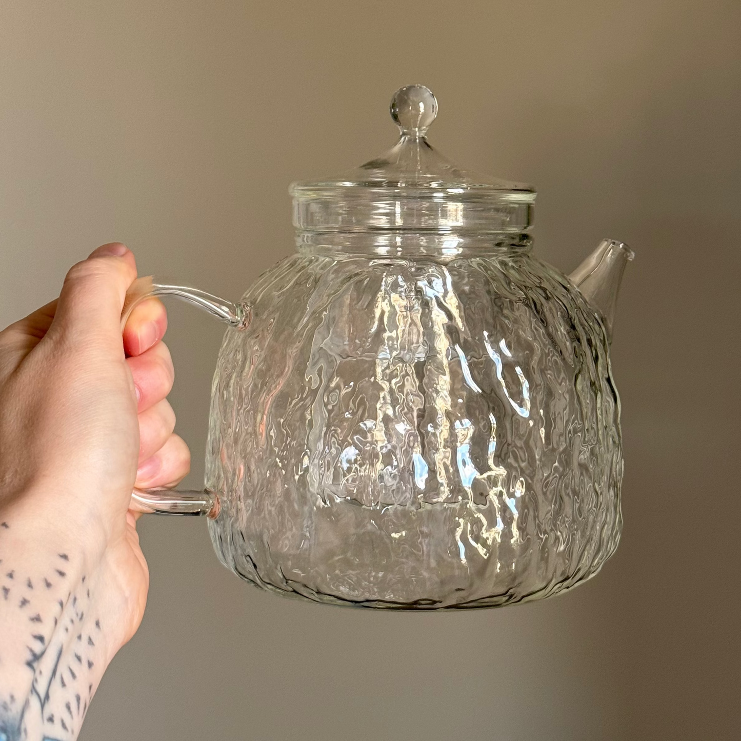 Glass Geyser Teapot