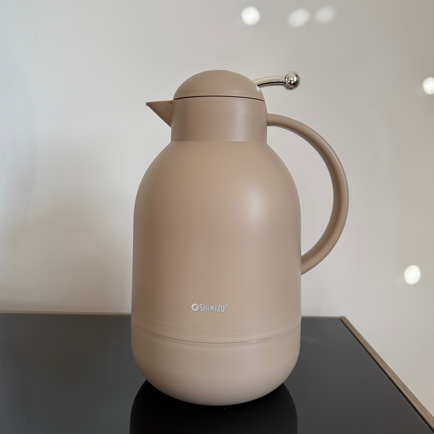 Cappuccino Beige Vacuum Thermos, 2L