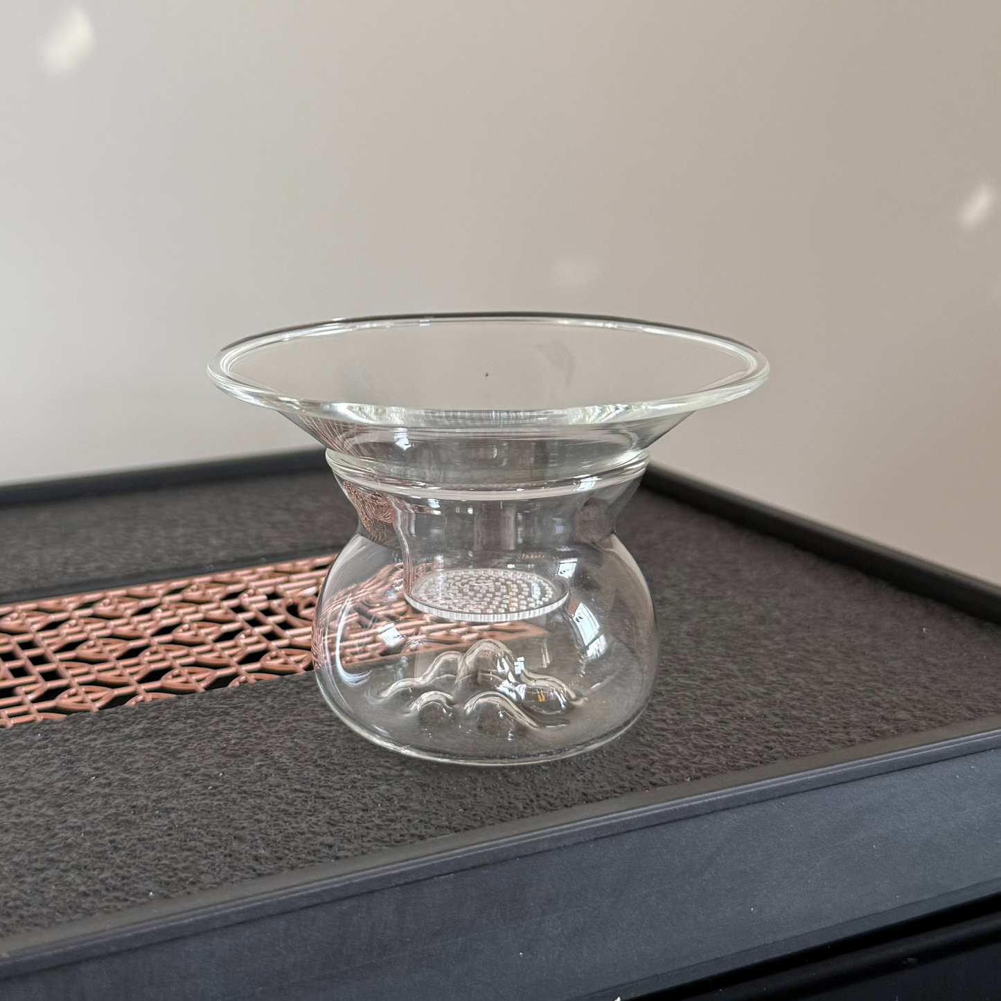 Clear Glass Tea Strainer