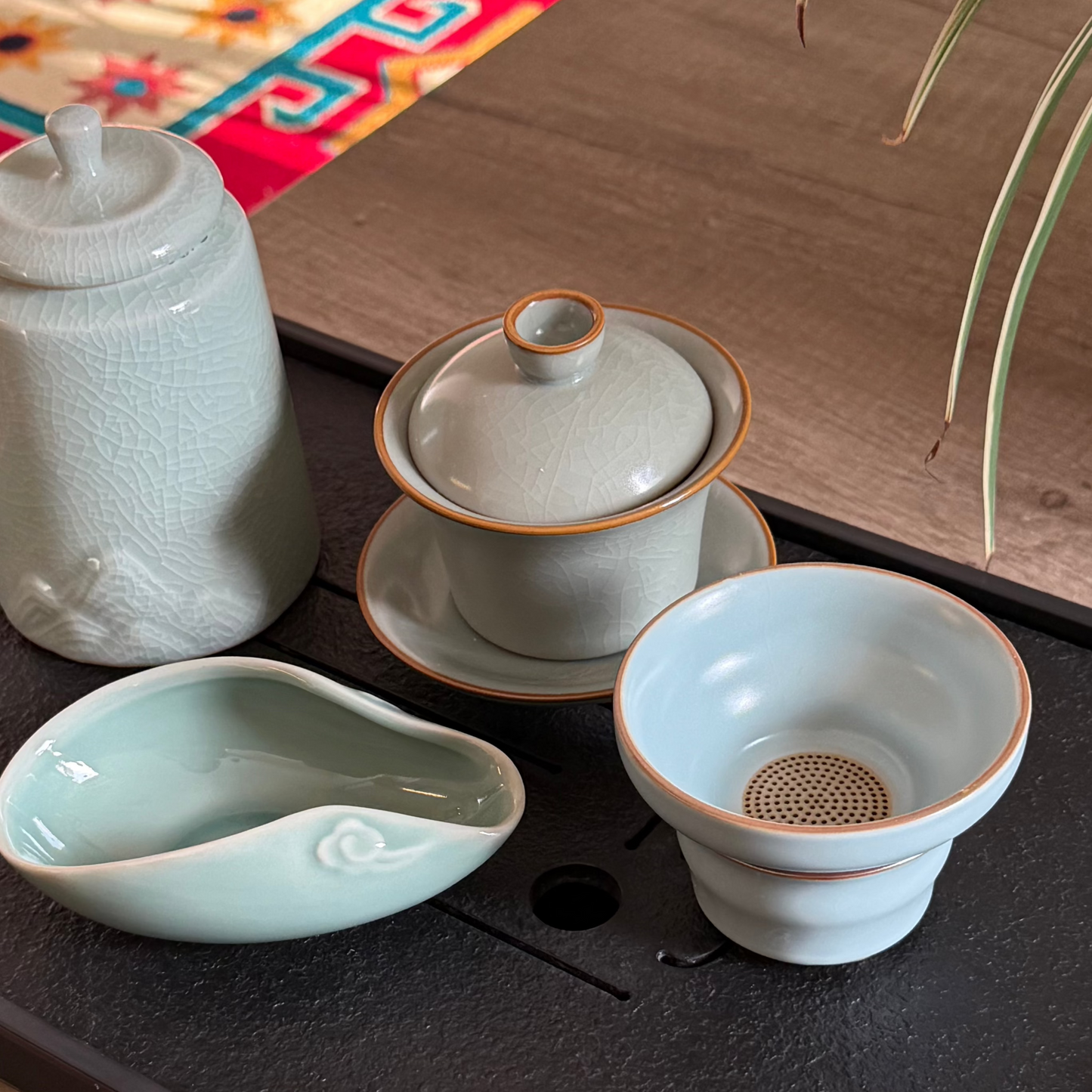 Cracle Glazed Gaiwan, ~100 ml
