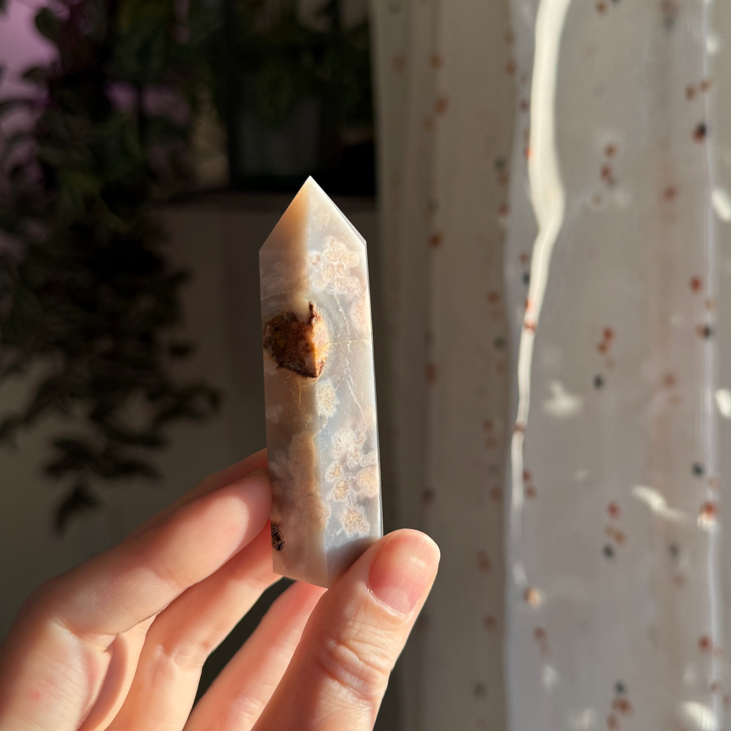 Agate Crystal for Tea Rituals