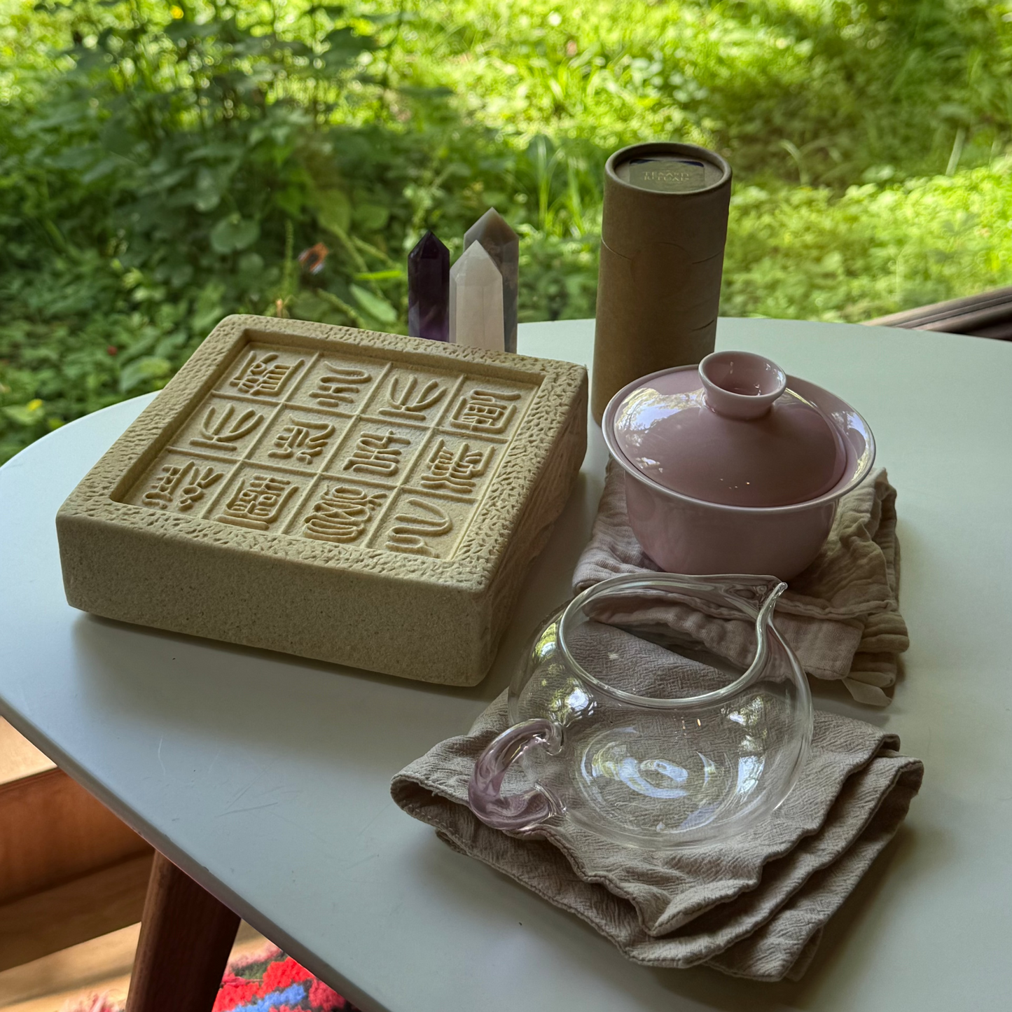 Absorbent Tea Tray, 15x15 cm