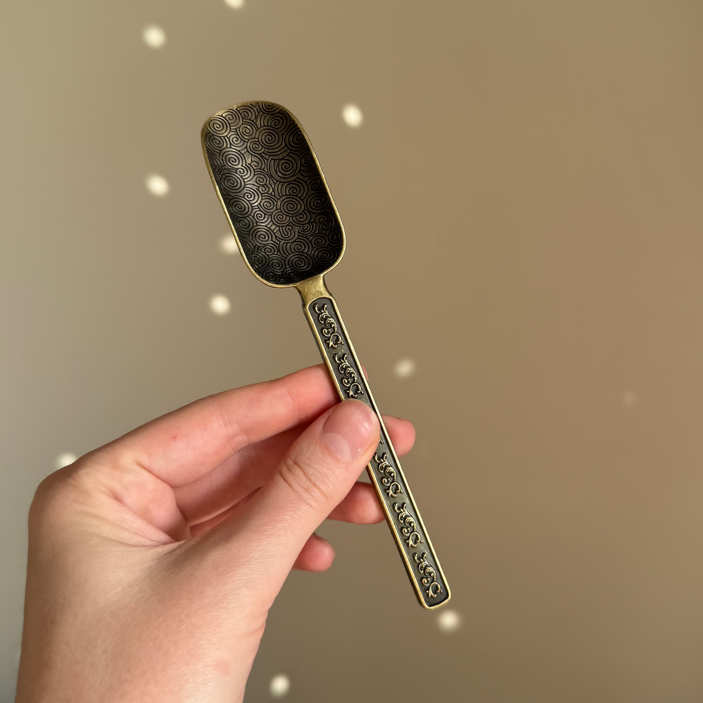 Brass Tea Scoops: 3 variants