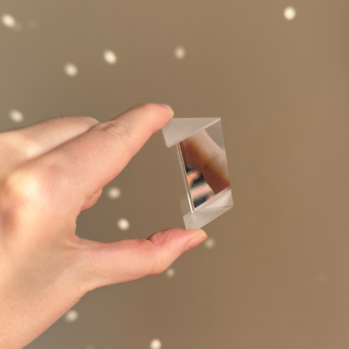 Glass Prism for Tea Rituals