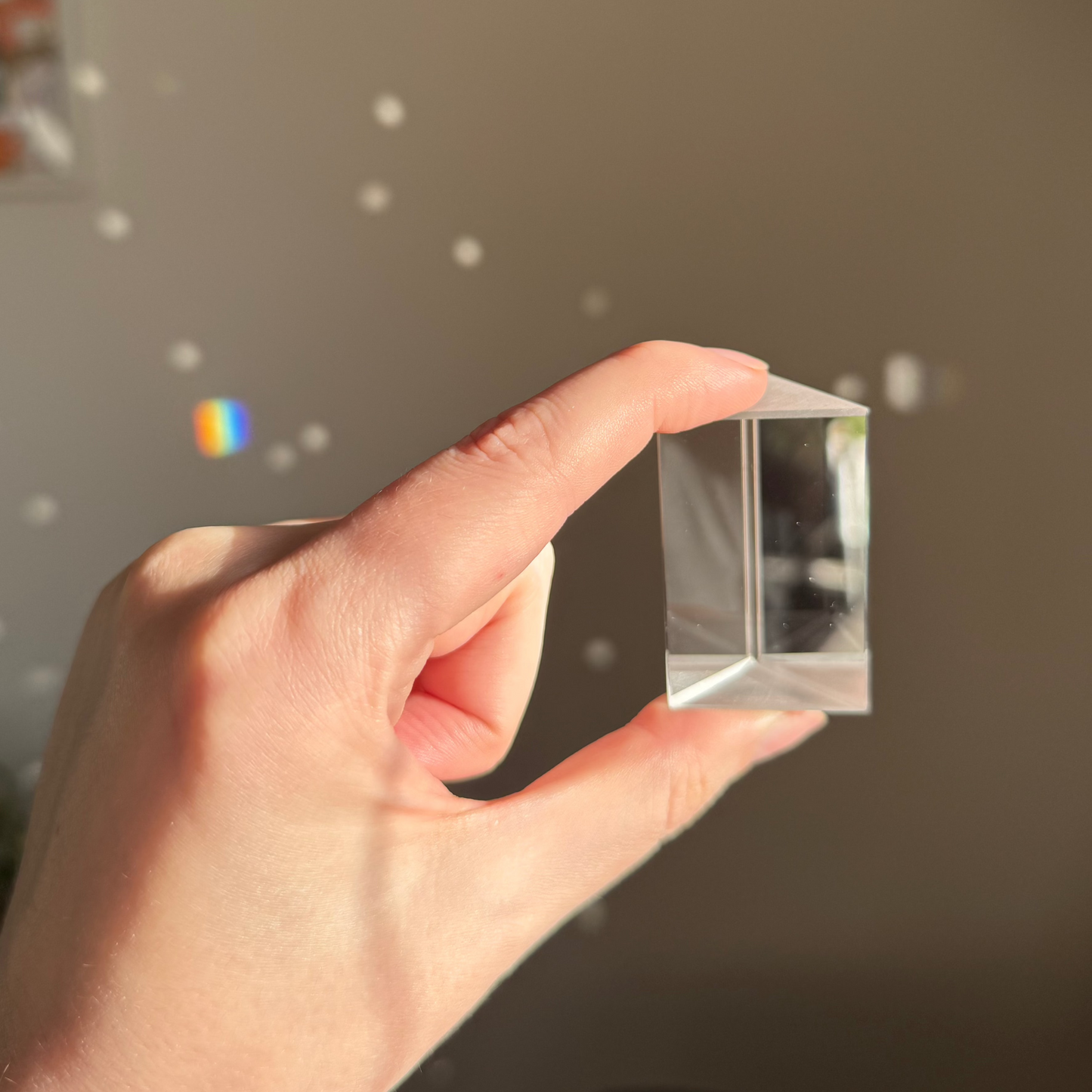 Glass Prism for Tea Rituals