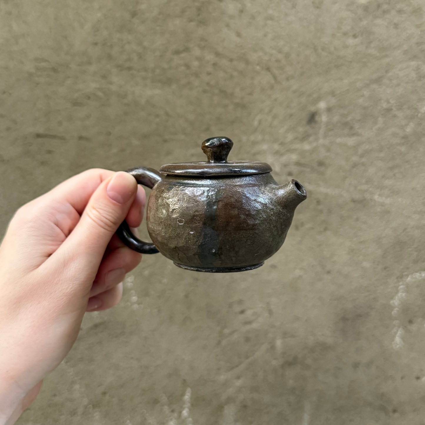Black Clay Teapot, 95 ml
