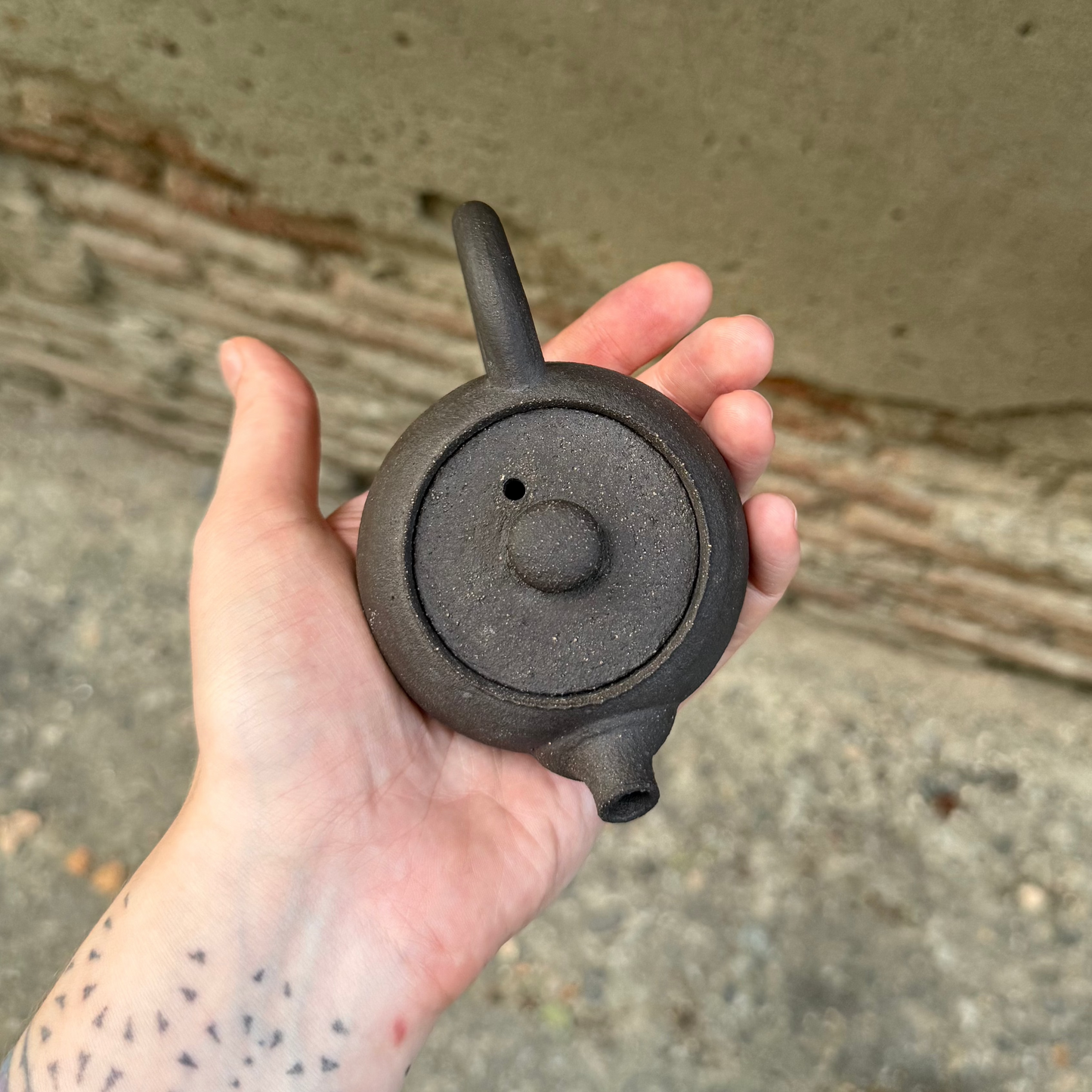 Unglazed Clay Teapot, 100 ml