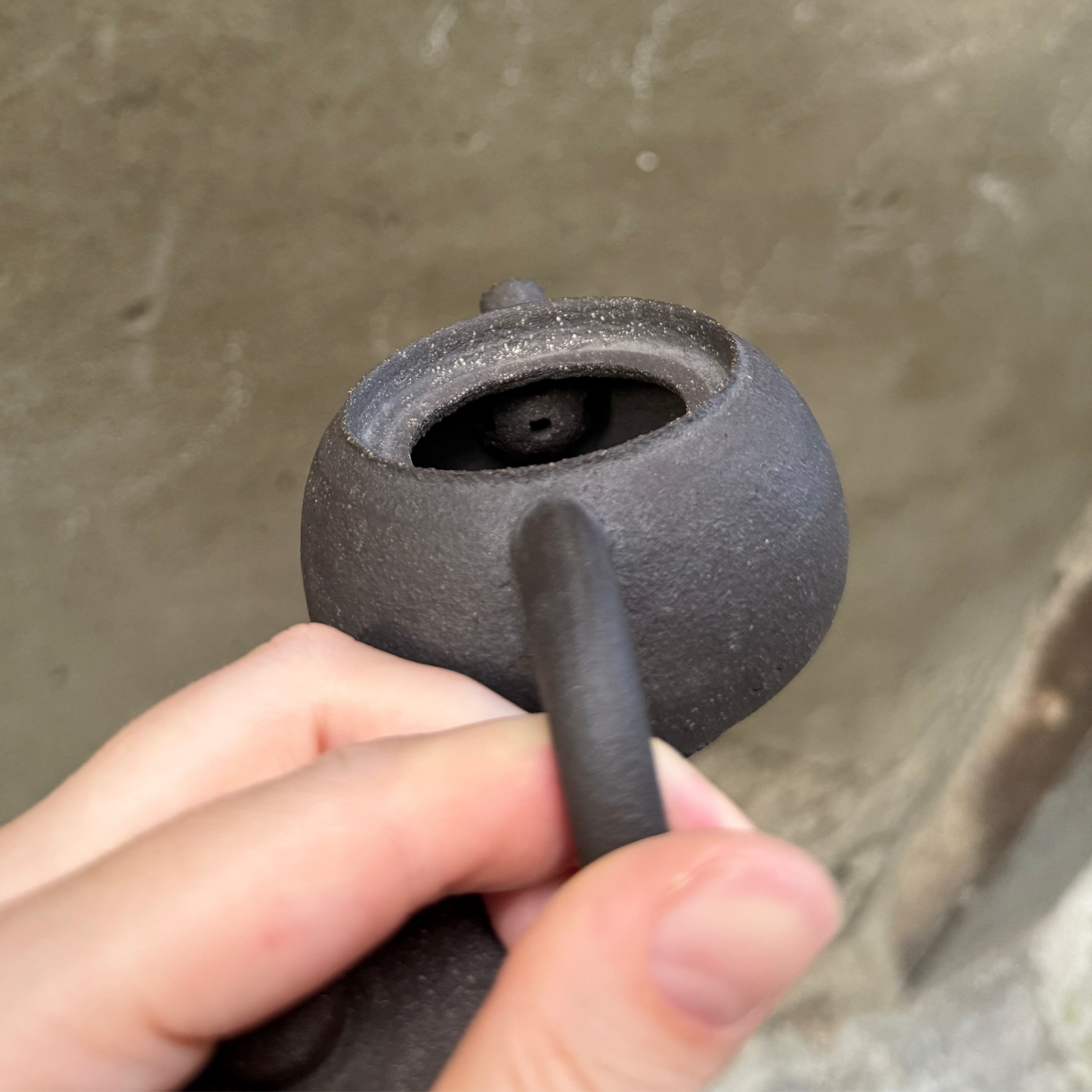 Unglazed Clay Teapot, 100 ml