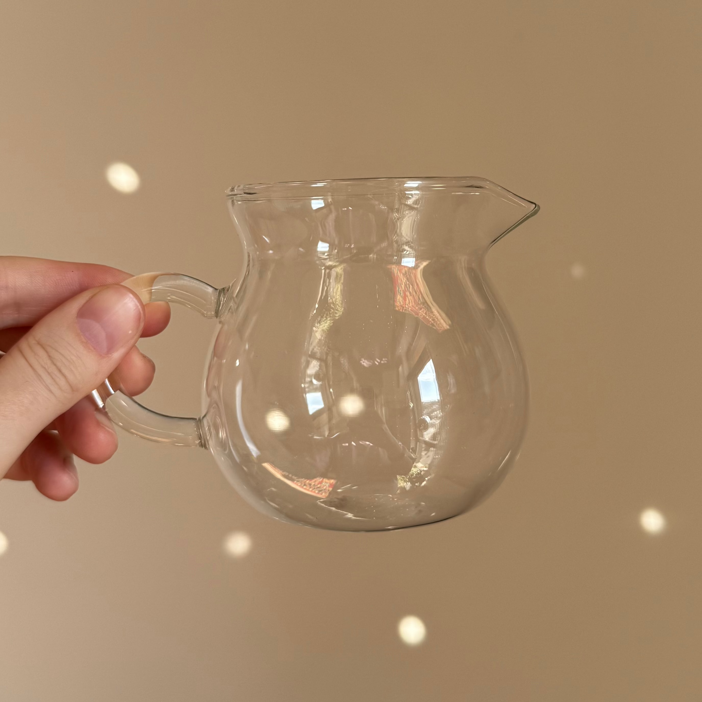 Glass Fairness Cup (Chahai): Milk Jug form, ~250 ml