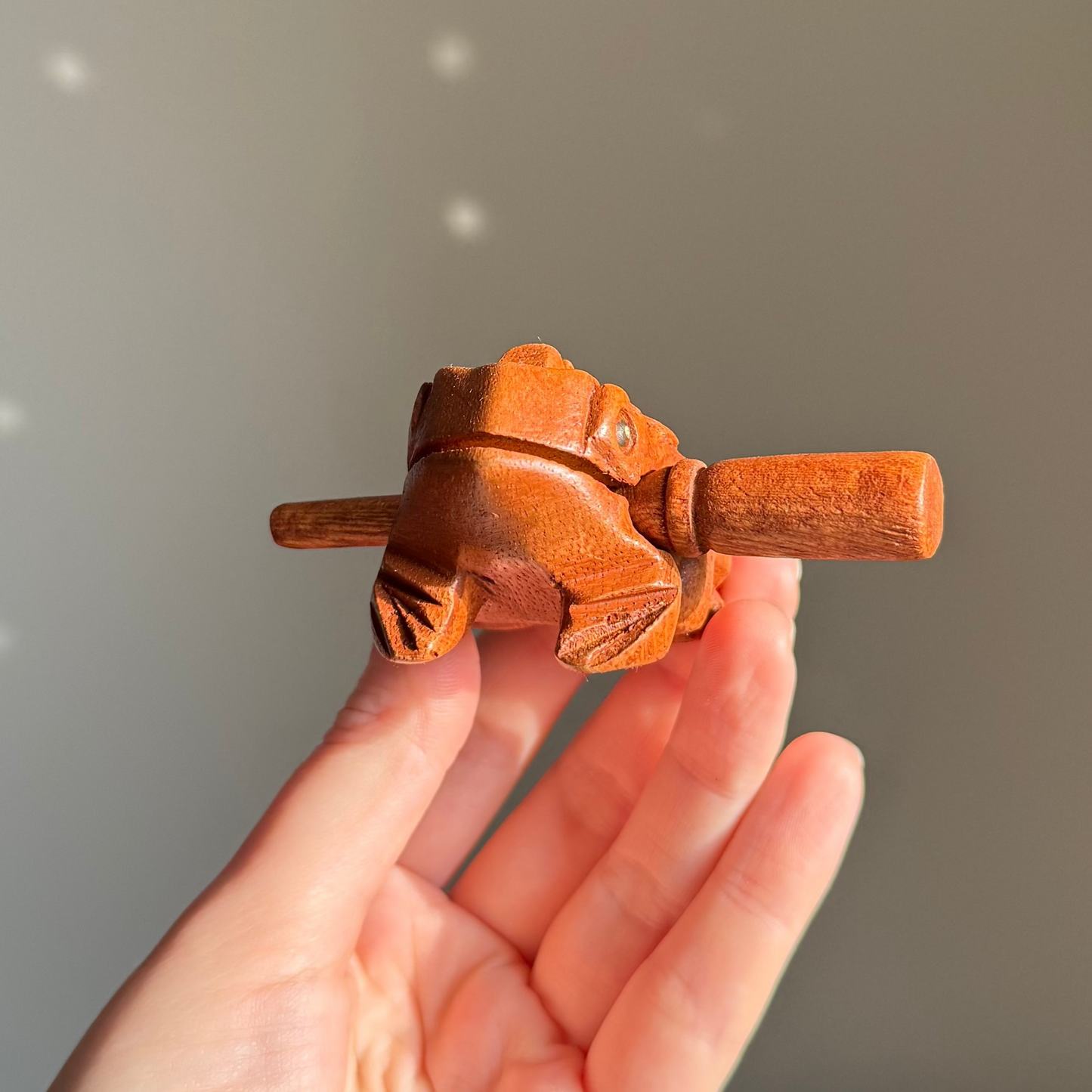 Wooden Croaking Frog (different sizes)