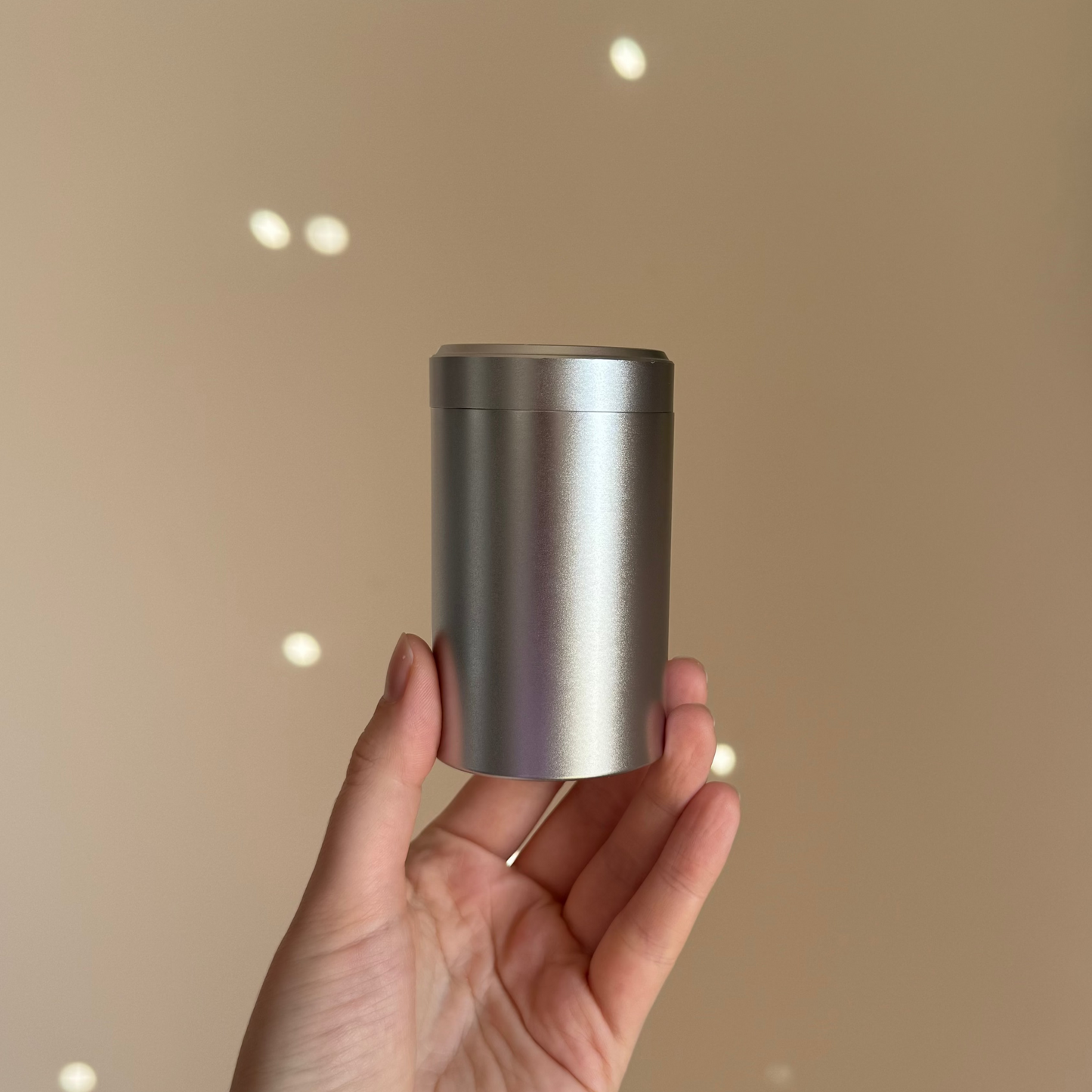 Matte Metal Jar with Twist Lid