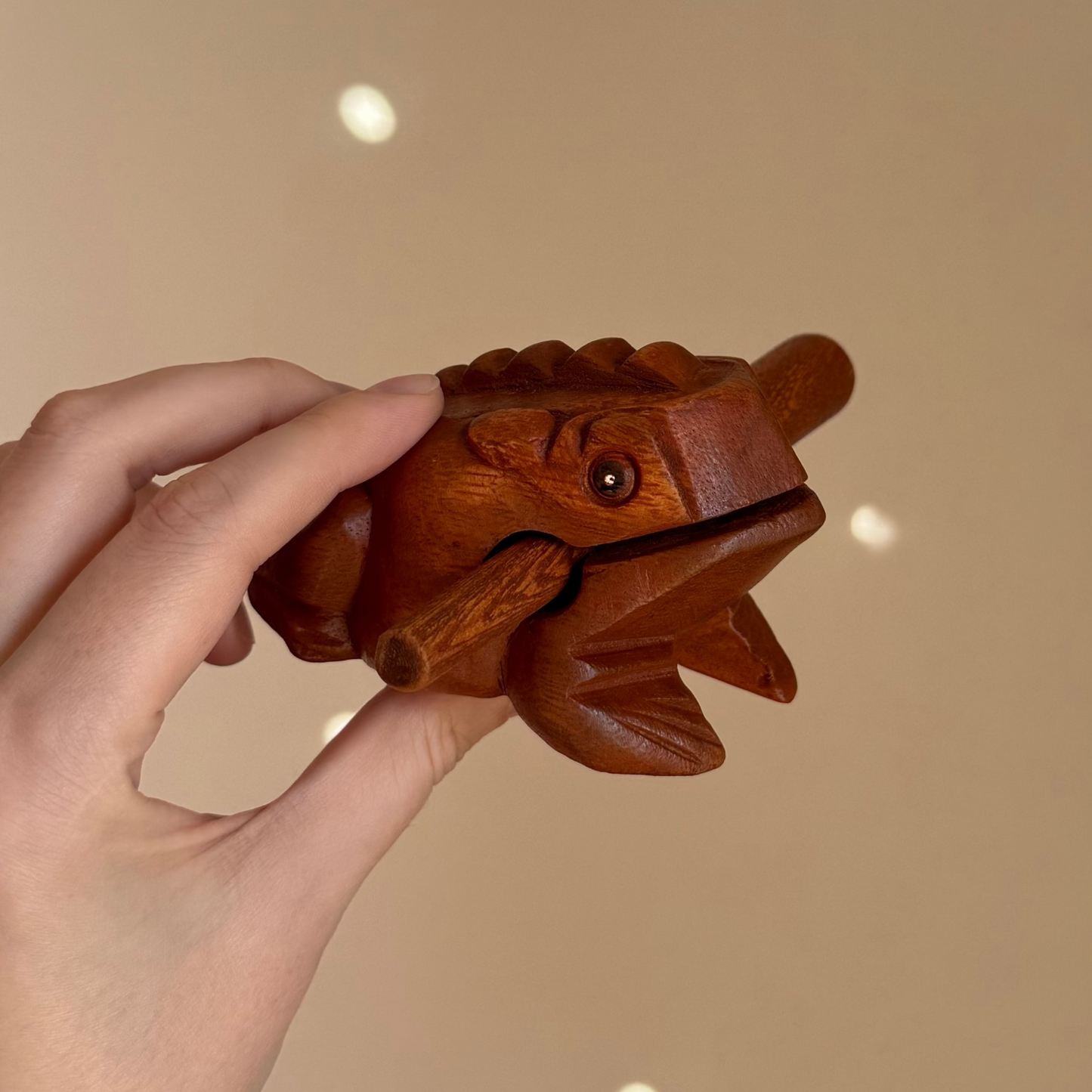 Wooden Croaking Frog (different sizes)
