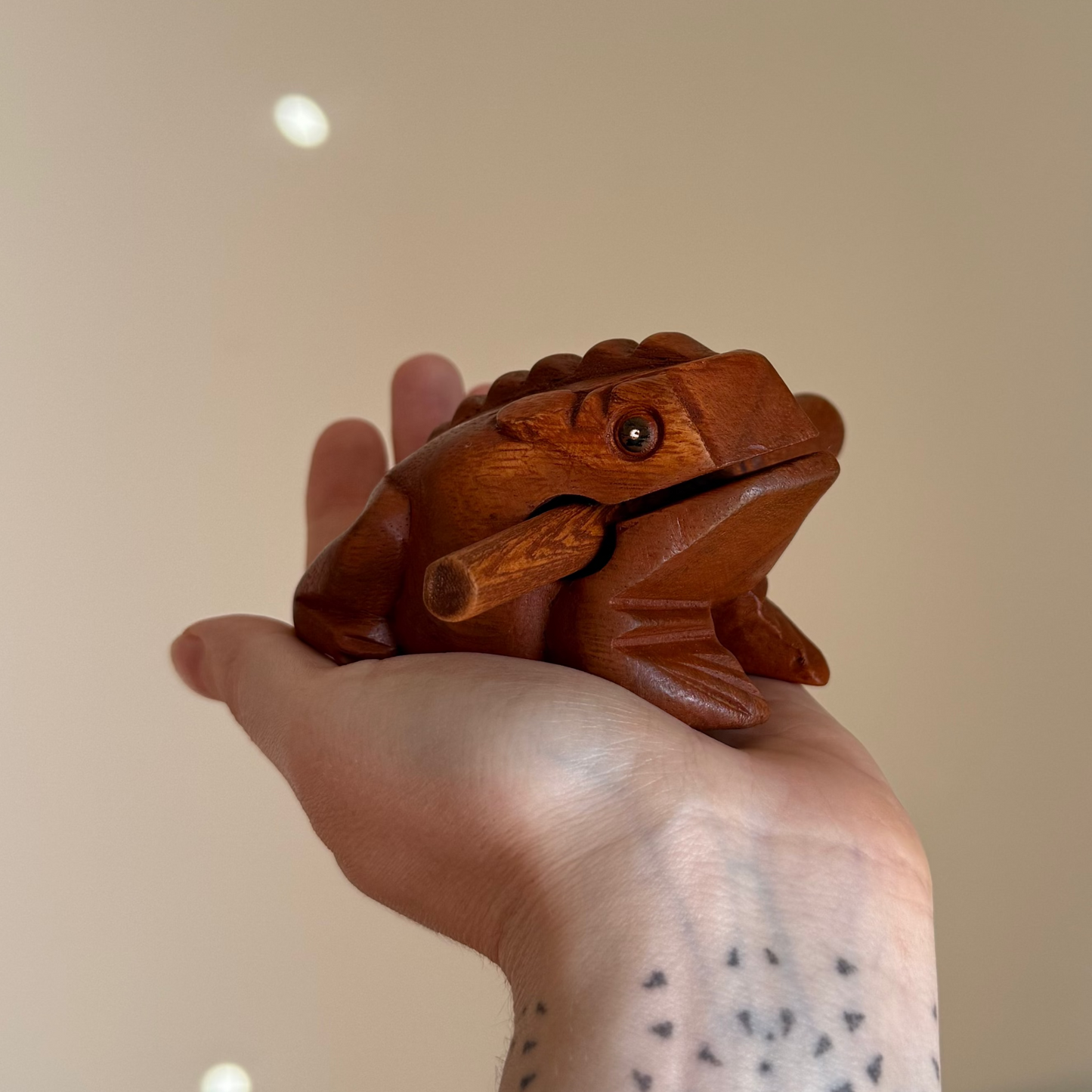 Wooden Croaking Frog (different sizes)