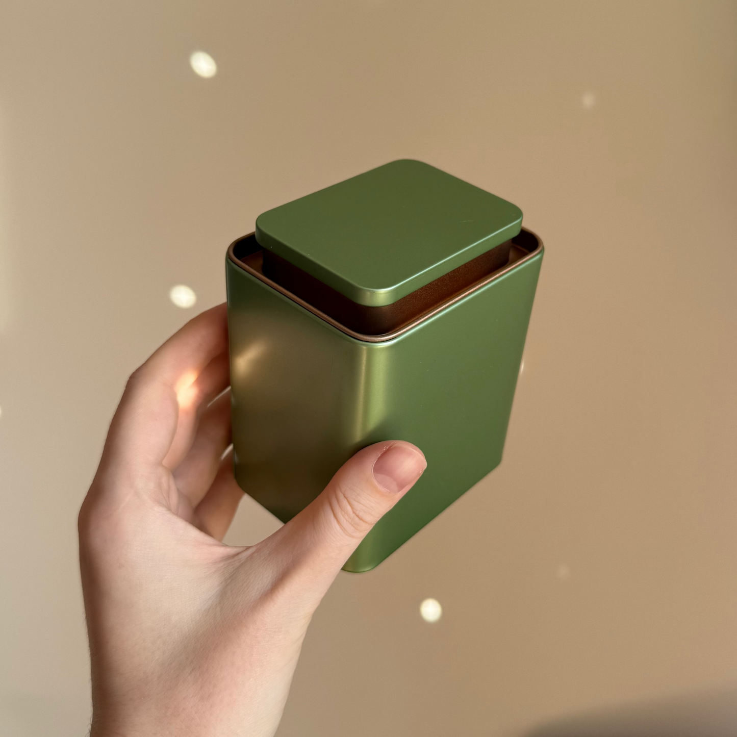 Green Aluminum Jar