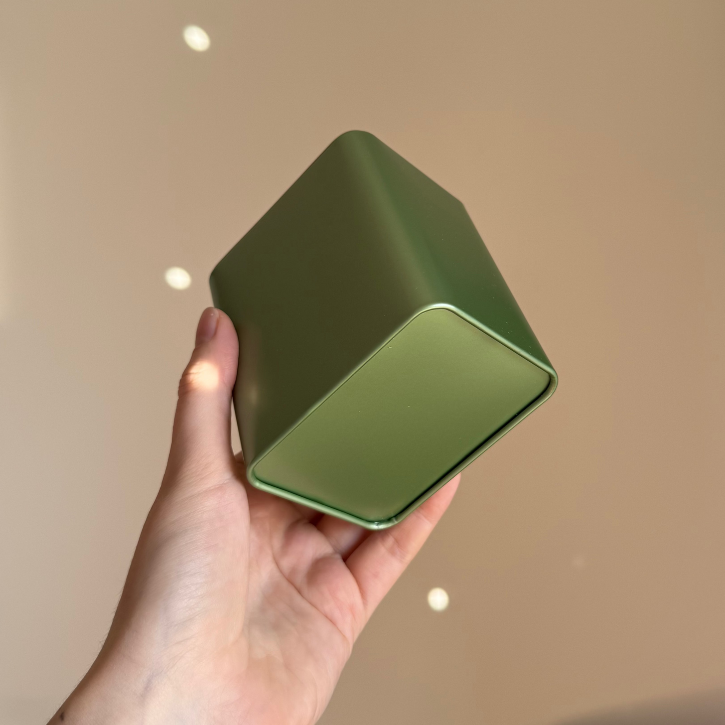 Green Aluminum Jar