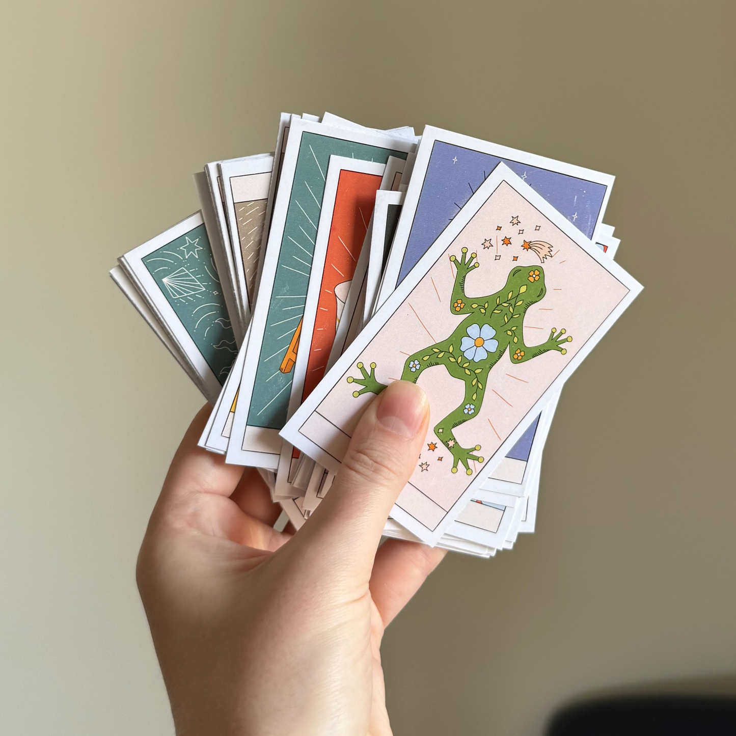Symbolic Cards (Set of Illustrated Prompts), 60 Cards