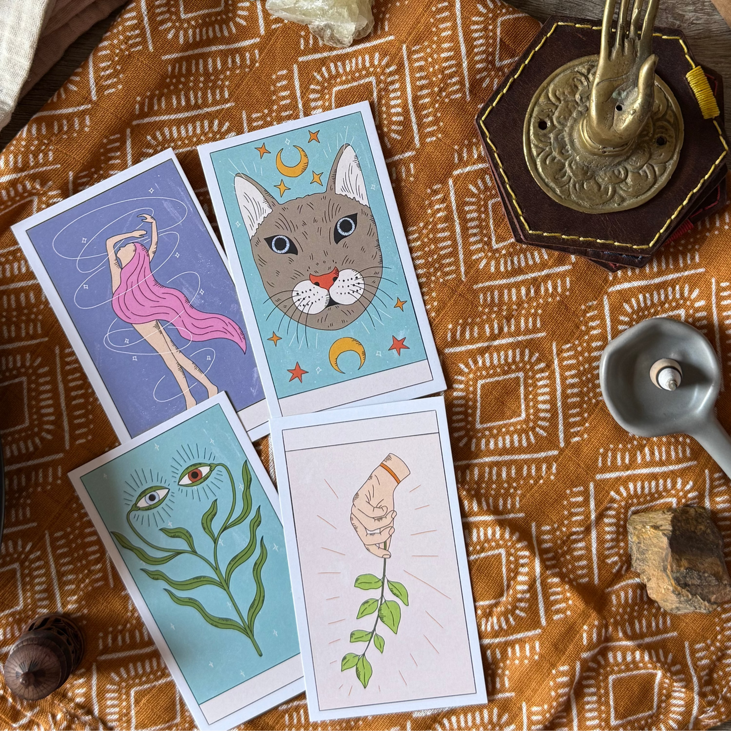 Symbolic Cards (Set of Illustrated Prompts), 60 Cards