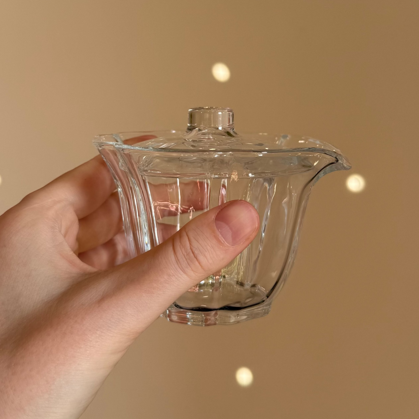 Glass Gaiwan Blooming Flower, 200 ml