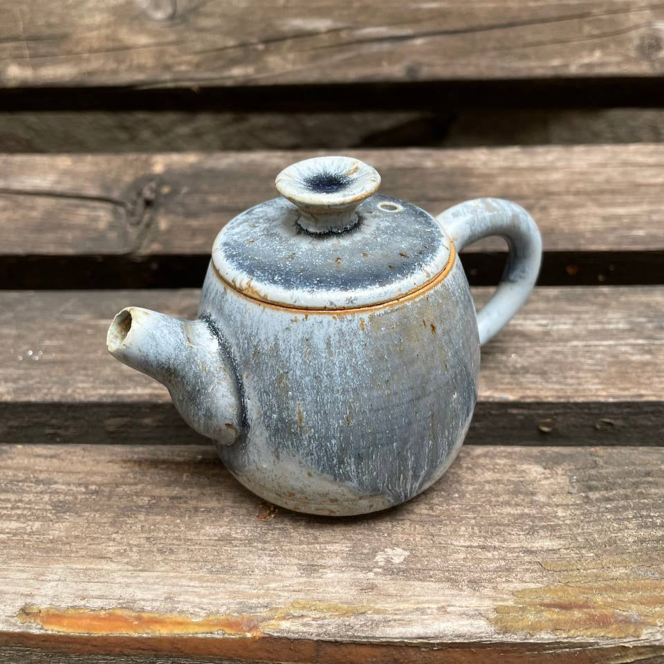 Blue Speckled Clay Teapot, 80 ml