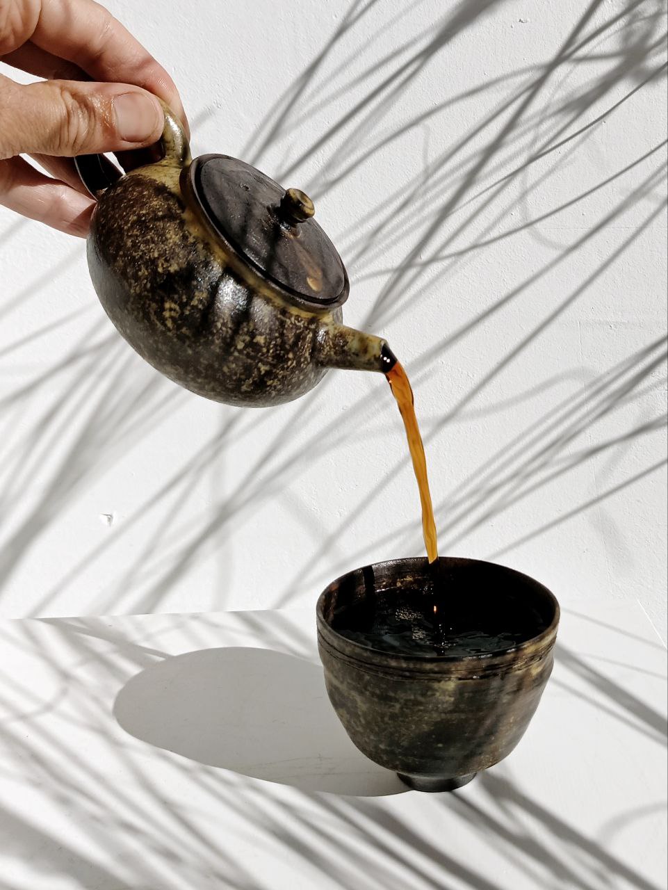 Wood Ash Glaze Teapot, 180 ml