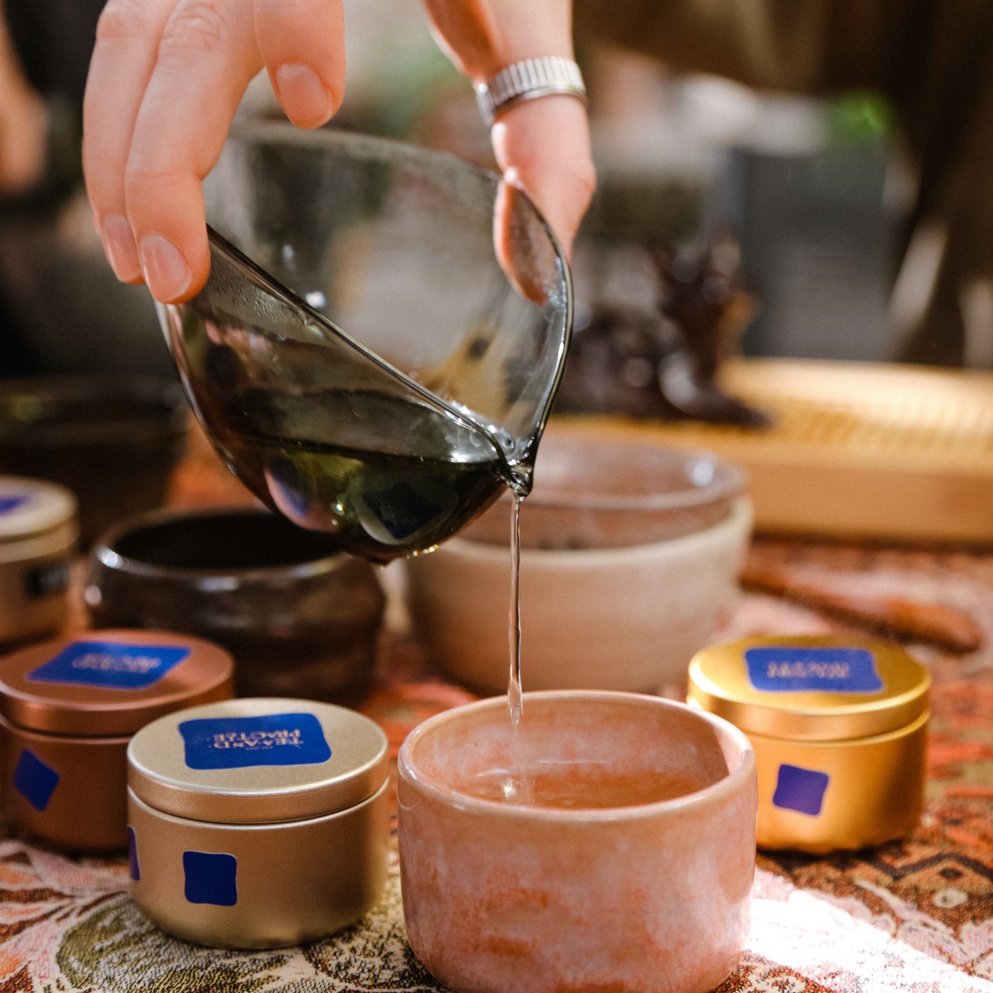 Pink Chamotte Clay Bowl, 100 ml