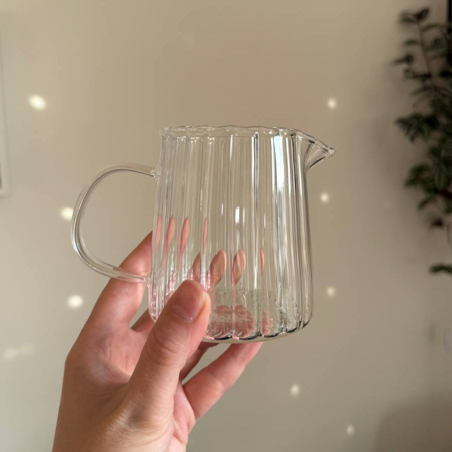 Glass Fairness Cup (Chahai) ribbed medium, 350 ml