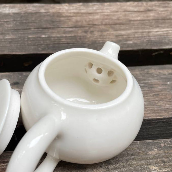 White Porcelain Teapot, 75 ml