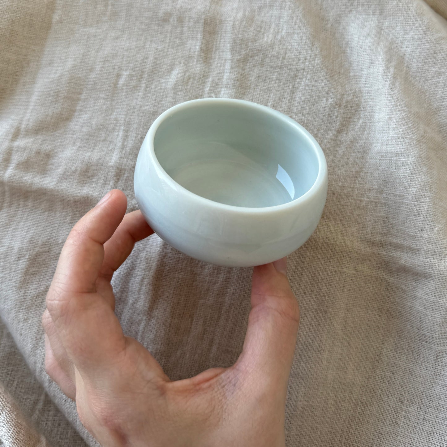 Sky Blue Porcelain Bowl, 100 ml