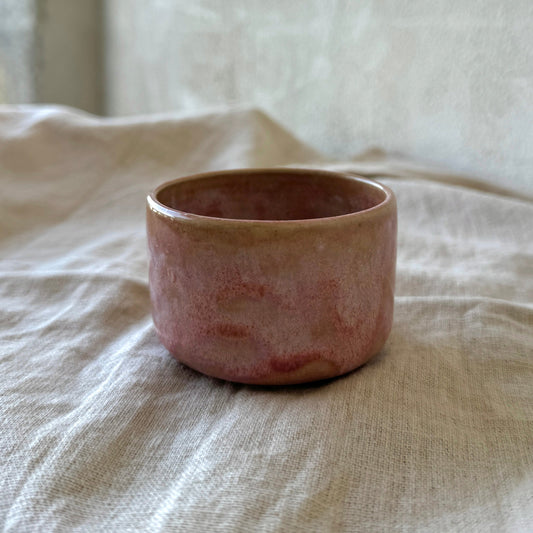 Pink Chamotte Clay Bowl, 100 ml