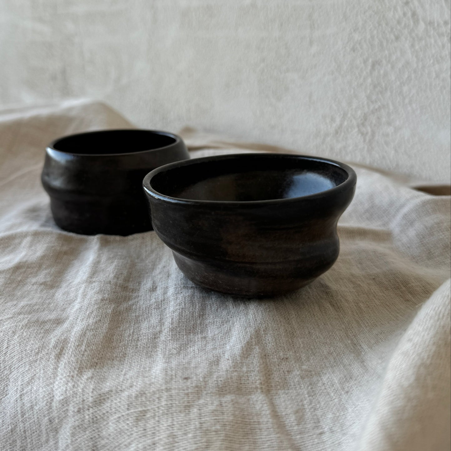 Brown Spiral Tea Bowl, 100 ml