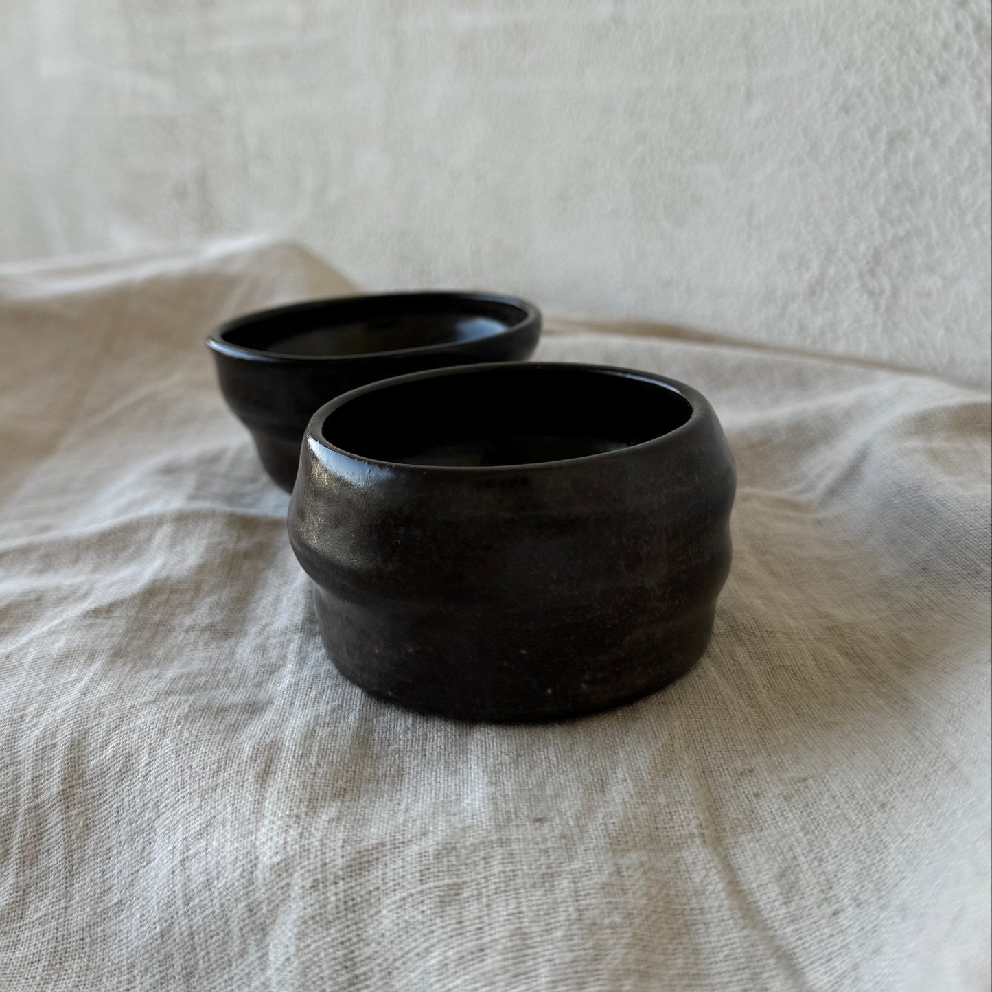 Dark Brown Spiral Bowl, 100 ml