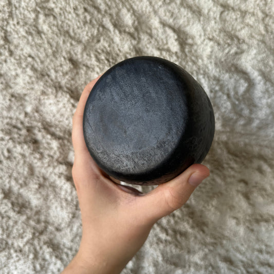 Black Metallic Jar